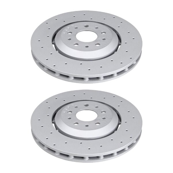 2 brake discs perforated ventilated Ø 305 mm 28 mm A.B.S. for e.g. ALFA ROMEO 4C