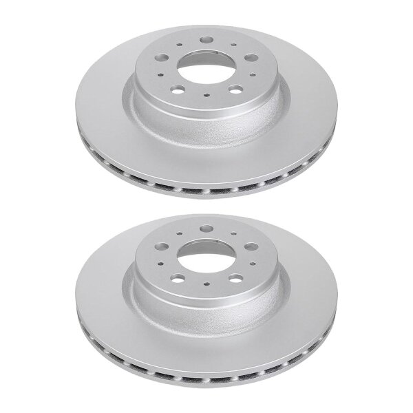 2 brake discs ventilated Ø 320 mm 25 mm A.B.S. for TESLA MODEL