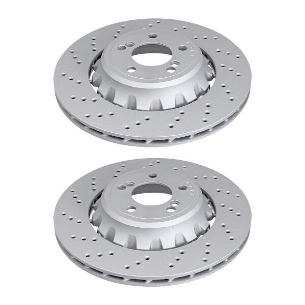 2 Bremsscheiben belüftet Ø 370 mm 24 mm A.B.S. für u.a. BMW 4er