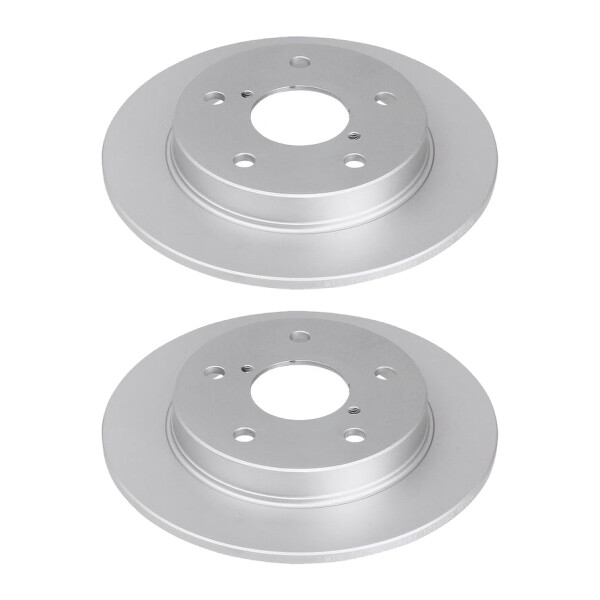 2 brake discs full Ø 252 mm 9 mm A.B.S. for SUZUKI SWIFT and others