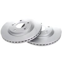 2 brake discs ventilated Ø 285 mm 24 mm A.B.S. for...