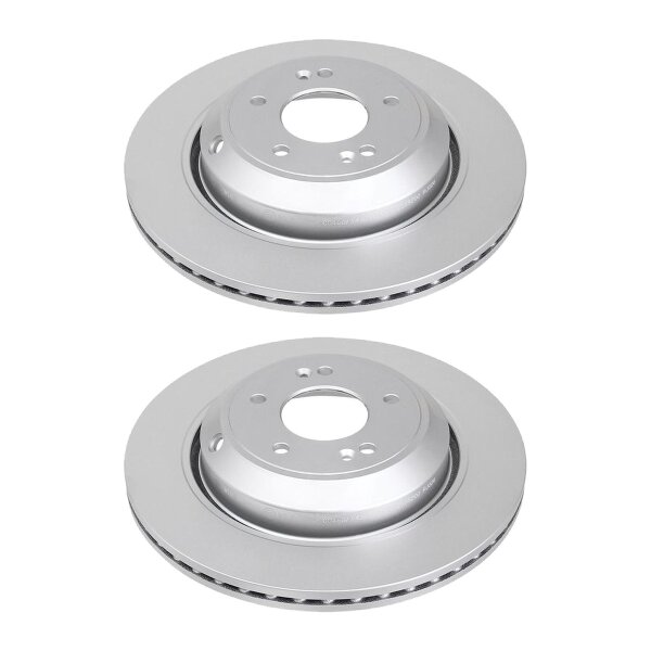 2 brake discs ventilated Ø 330 mm 22 mm A.B.S. for GENESIS G70 and others