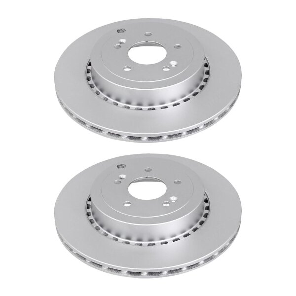 2 brake discs ventilated Ø 340 mm 22 mm A.B.S. for GENESIS G70 and others