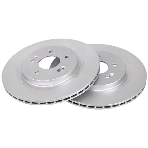 2 brake discs ventilated Ø 314 mm 18 mm A.B.S. for HYUNDAI SANTA and others