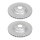 2 brake discs ventilated Ø 365 mm 28 mm A.B.S. for TESLA MODEL and others