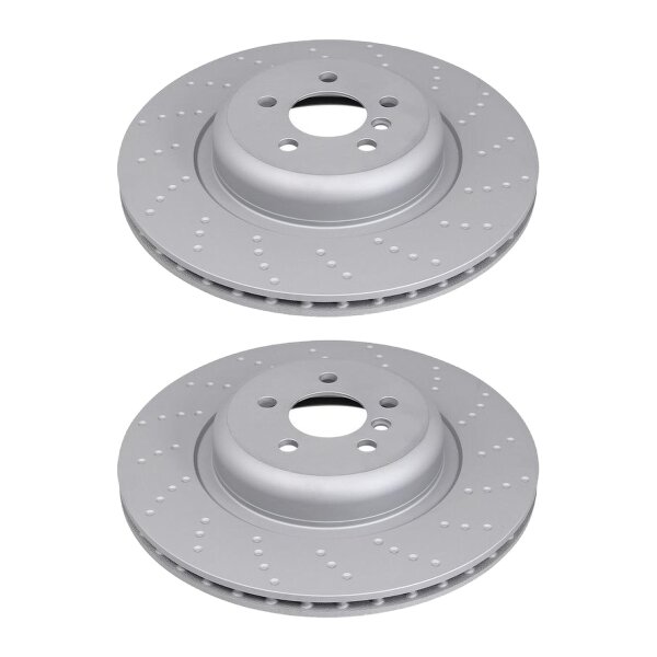 2 Bremsscheiben gelocht belüftet Ø 370 mm 24 mm A.B.S. für u.a. BMW 5er