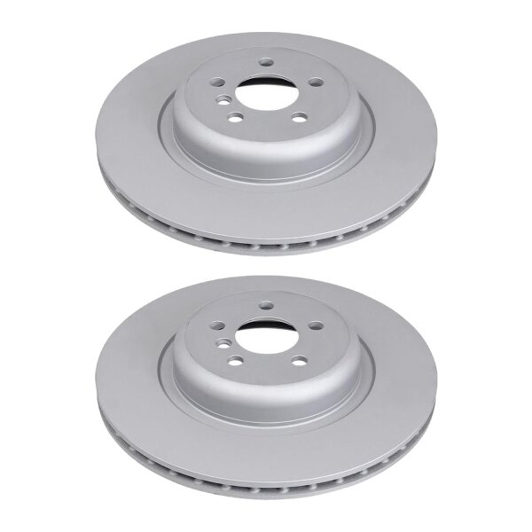 2 brake discs ventilated Ø 370 mm 24 mm A.B.S. for BMW 7 Series and others