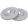 2 brake discs ventilated Ø 320 mm 28 mm A.B.S. for HONDA CR-V