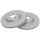 2 brake discs ventilated Ø 308 mm 27 mm A.B.S. for FORD KUGA and others
