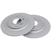 2 brake discs full Ø 300 mm 10 mm A.B.S. for KIA...