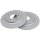 2 brake discs full Ø 300 mm 10 mm A.B.S. for KIA SPORTAGE and others