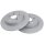 2 brake discs full Ø 274 mm 10 mm A.B.S. for TOYOTA YARIS and others
