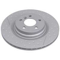 Brake disc rear left 330mm ABS for BMW 1