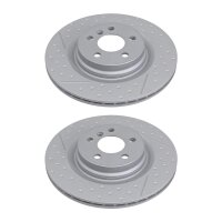 2 brake discs slotted Ø 330 mm 20 mm A.B.S. for...