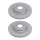 2 brake discs slotted Ø 330 mm 20 mm A.B.S. for BMW 1 Series and others