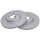 2 brake discs ventilated Ø 326 mm 25 mm A.B.S. for MAZDA MX-30