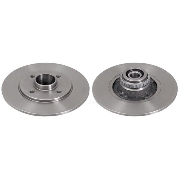 2 brake discs full Ø 238 mm 8 mm A.B.S. for RENAULT CLIO and others