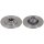 Bremsscheibe hinten 238mm mit ABS-Sensorring A.B.S. für RENAULT CLIO I