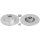 Bremsscheibe hinten 274mm mit ABS-Sensorring A.B.S. für RENAULT Megane I Kombi
