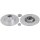 Bremsscheibe hinten 240mm mit ABS-Sensorring A.B.S. für RENAULT CLIO III