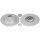 Bremsscheibe hinten 274mm mit ABS-Sensorring A.B.S. für RENAULT FLUENCE
