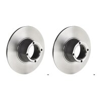 2 brake discs full Ø 209 mm 7.7 mm BREMBO for MG...