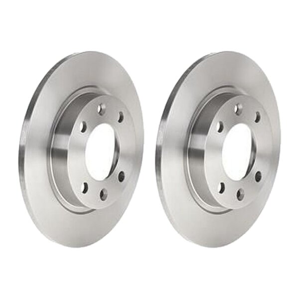2 brake discs full Ø 247 mm 10 mm BREMBO for PEUGEOT 405 and others