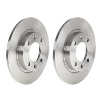 2 brake discs full Ø 247 mm 10 mm BREMBO for...