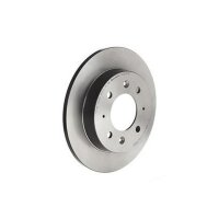 2 brake discs full Ø 258 mm 10 mm coated BREMBO...
