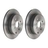 2 brake discs full Ø 269 mm 9 mm coated BREMBO for...