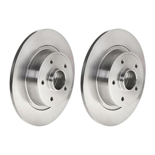 2 brake discs full Ø 270 mm 10 mm BREMBO for RENAULT MEGANE and others