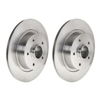 2 brake discs full Ø 270 mm 10 mm BREMBO for...