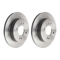 2 brake discs full Ø 234 mm 10 mm coated BREMBO...