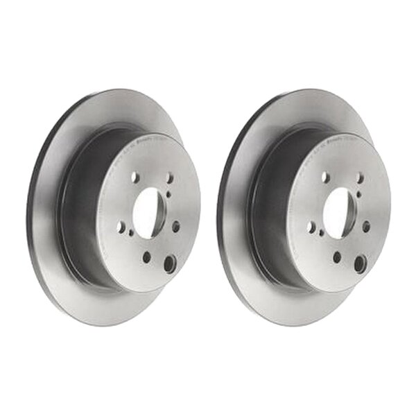 2 brake discs full Ø 274 mm 10 mm coated BREMBO for e.g. SUBARU XV