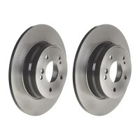 2 brake discs full Ø 290 mm 10 mm coated BREMBO...