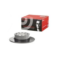 2 brake discs full Ø 253 mm 10 mm coated BREMBO for SKODA OCTAVIA and others