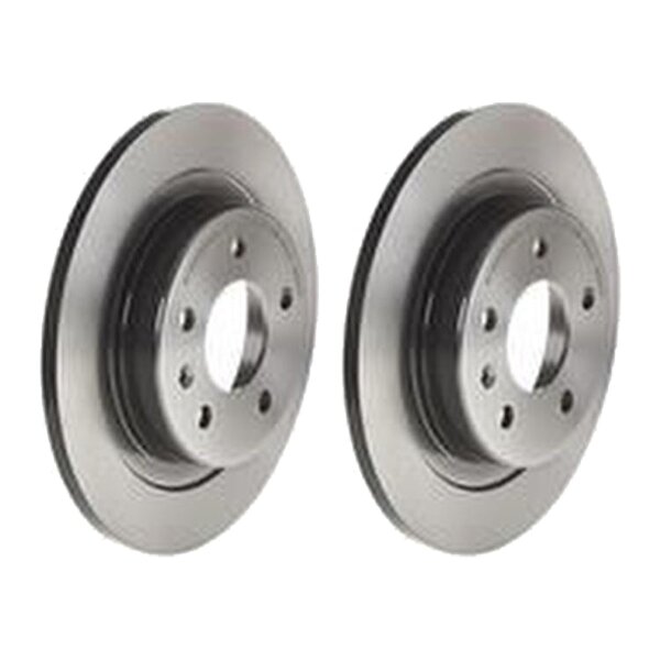 2 brake discs full Ø 288 mm 12 mm coated BREMBO for e.g. OPEL INSIGNIA
