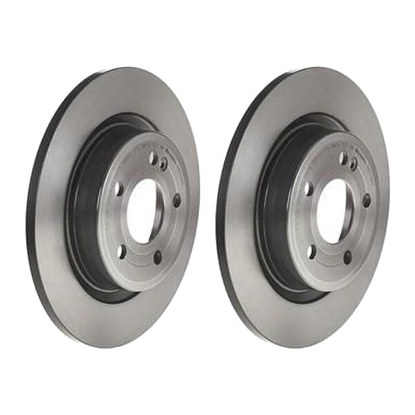 2 brake discs full Ø 295 mm 12 mm BREMBO for MERCEDES-BENZ A-CLASS and others
