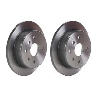 2 brake discs full Ø 258 mm 12 mm coated BREMBO...
