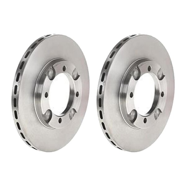 2 brake discs ventilated Ø 236 mm 18 mm BREMBO for e.g. MITSUBISHI COLT