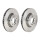 2 brake discs ventilated Ø 281 mm 26 mm BREMBO for LANCIA DELTA