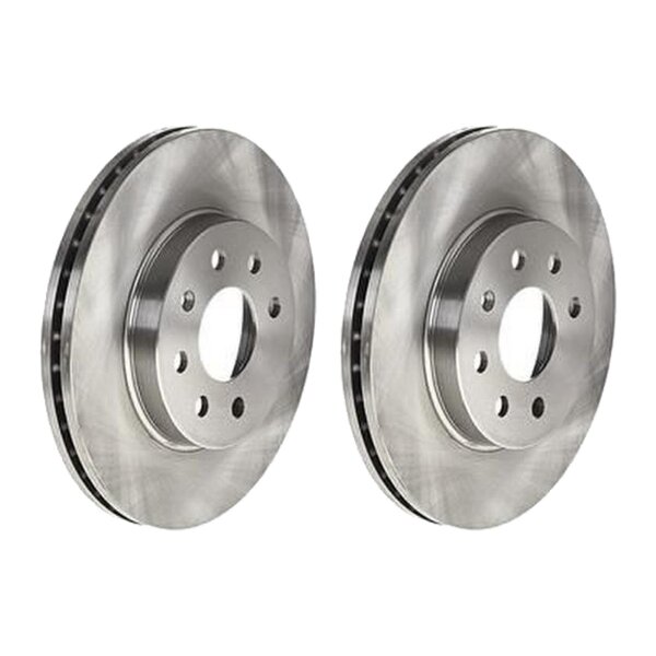 2 brake discs ventilated Ø 256 mm 24 mm BREMBO for DAEWOO NUBIRA and others