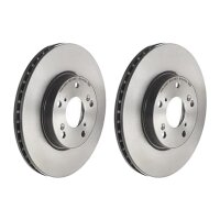 2 brake discs ventilated Ø 282 mm 23 mm BREMBO for...