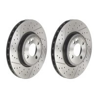 2 brake discs perforated Ø 294 mm 22 mm BREMBO for...