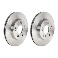 2 brake discs ventilated Ø 262 mm 21 mm BREMBO for...