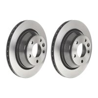 2 brake discs ventilated Ø 314 mm 22 mm BREMBO for...