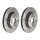 2 brake discs ventilated Ø 300 mm 22 mm BREMBO for MERCEDES-BENZ SL