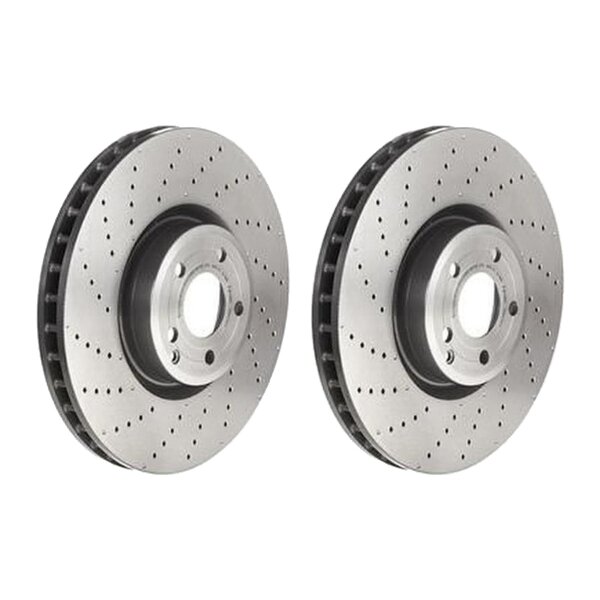 2 brake discs ventilated Ø 360 mm 36 mm BREMBO for MERCEDES-BENZ SL