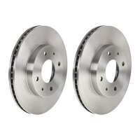 2 brake discs ventilated Ø 266 mm 22 mm BREMBO for...