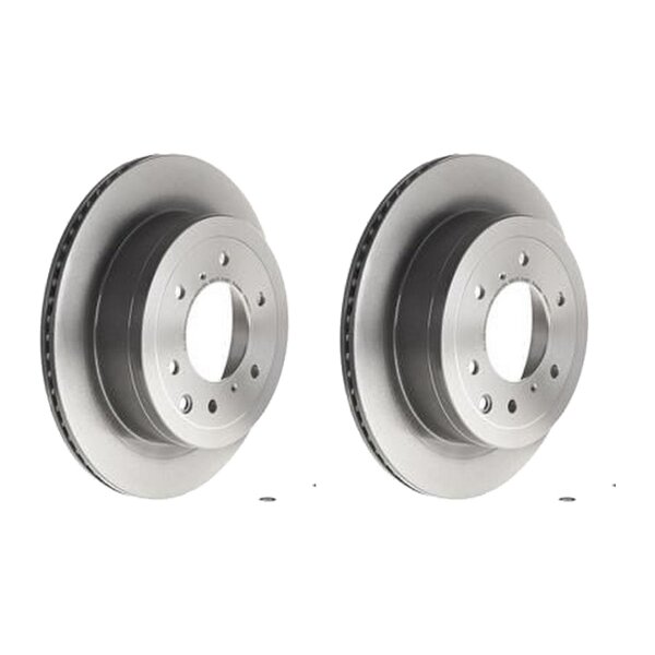 2 brake discs ventilated Ø 332 mm 18 mm BREMBO for e.g. MITSUBISHI PAJERO